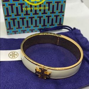 🔥SALE 🔥 EUC Tory Burch hinged bracelet